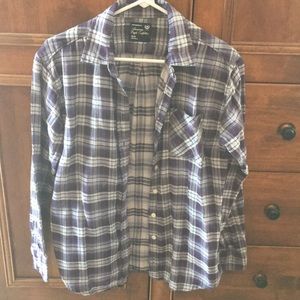 Plaid long sleeve shirt